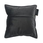 warmtekussen plush draadloos electrisch oplaadbaar binnen 45x45 onyx achterkant