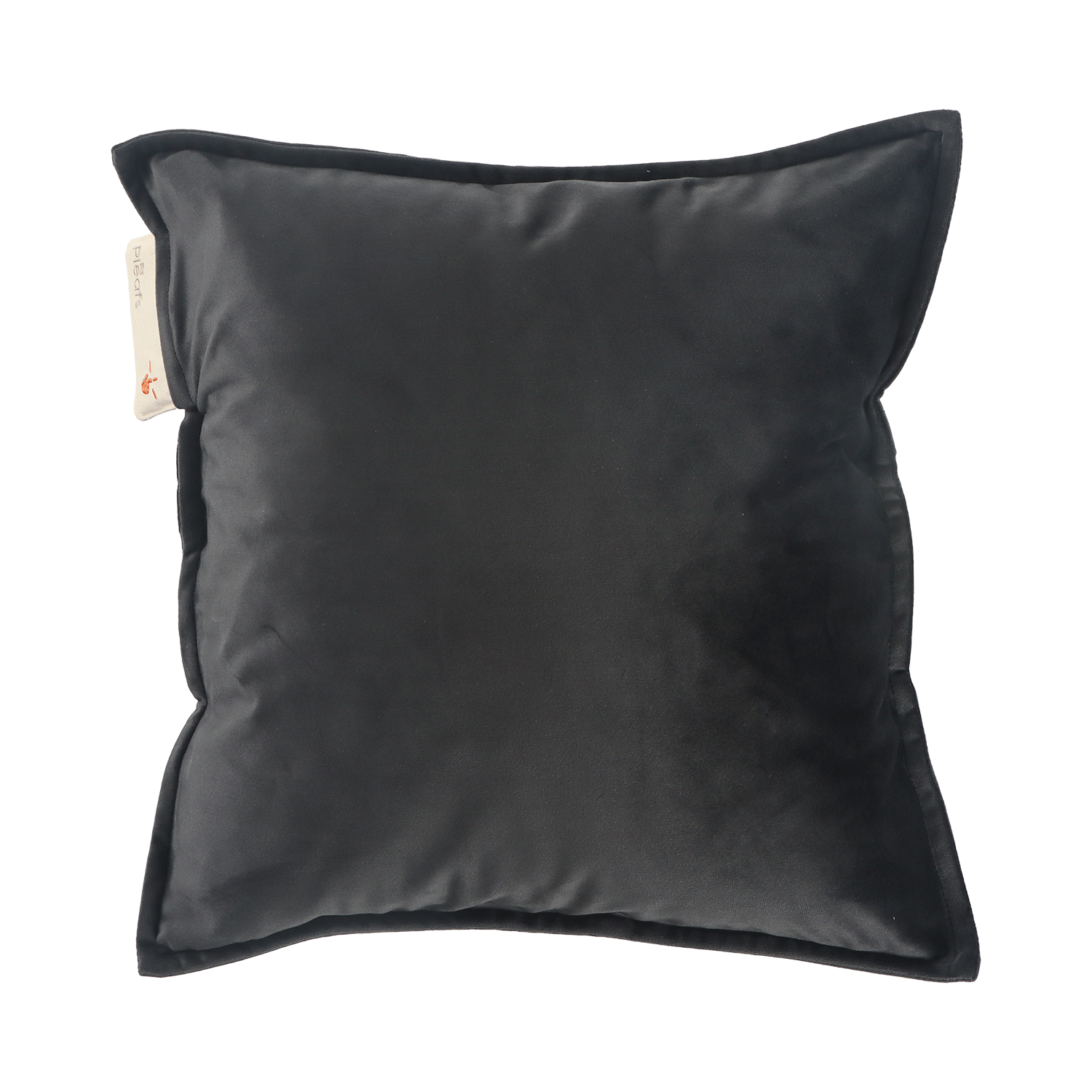 warmtekussen plush draadloos electrisch oplaadbaar binnen 45x45 onyx voorkant