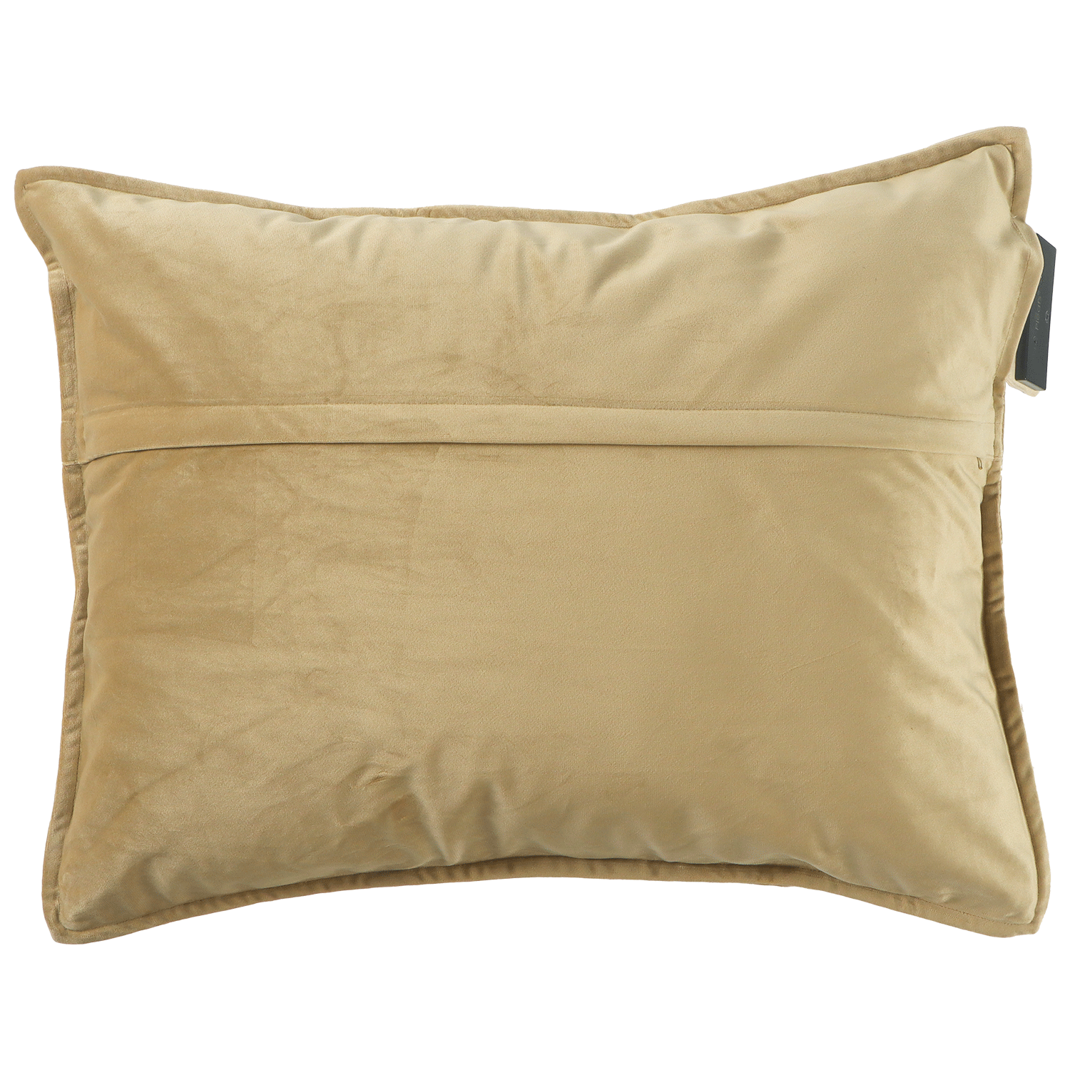 warmtekussen plush draadloos electrisch oplaadbaar binnen 45x60 crewel tan achterkant