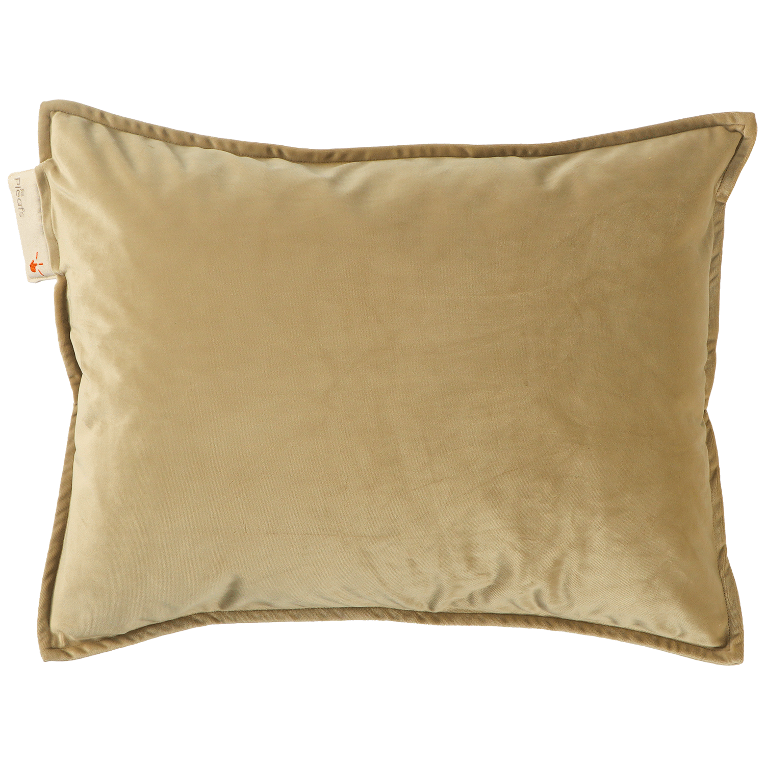 warmtekussen plush draadloos electrisch oplaadbaar binnen 45x60 crewel tan voorkant