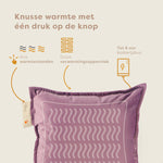 Pleafs® Warmtekussen Plush 45x45cm Hothouse Orchid