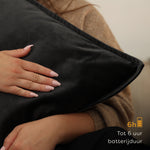Pleafs® Warmtekussen Plush 45x45cm Onyx