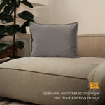 Pleafs® Warmtekussen Plush 45x60cm Black Coral