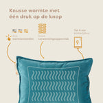 Pleafs® Warmtekussen Plush 45x60cm Wedgewood