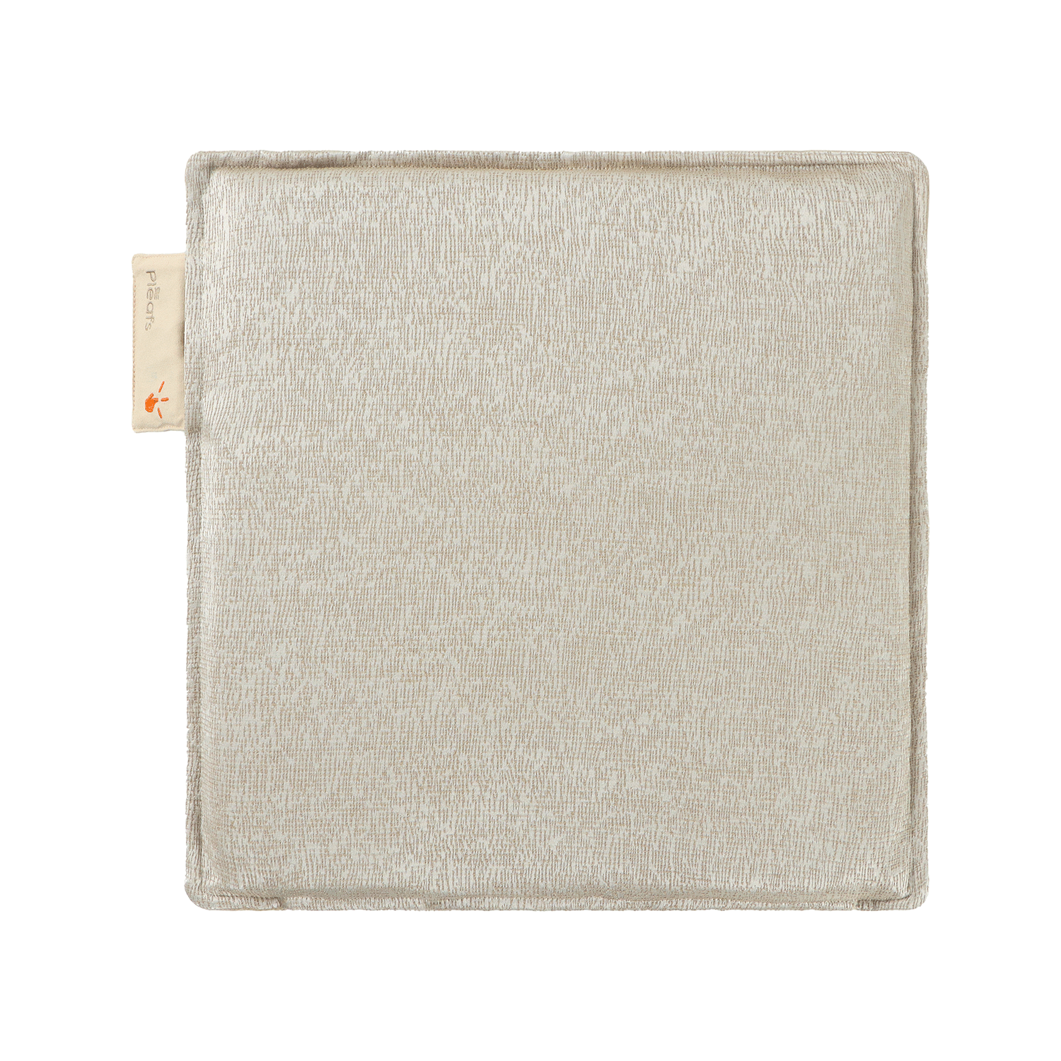 warmtezitkussen boho draadloos electrisch oplaadbaar binnen 40x40 dark vanilla voorkant
