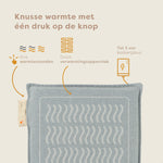 Pleafs® Warmtezitkussen Outdoor 40x40cm Spanich Grey