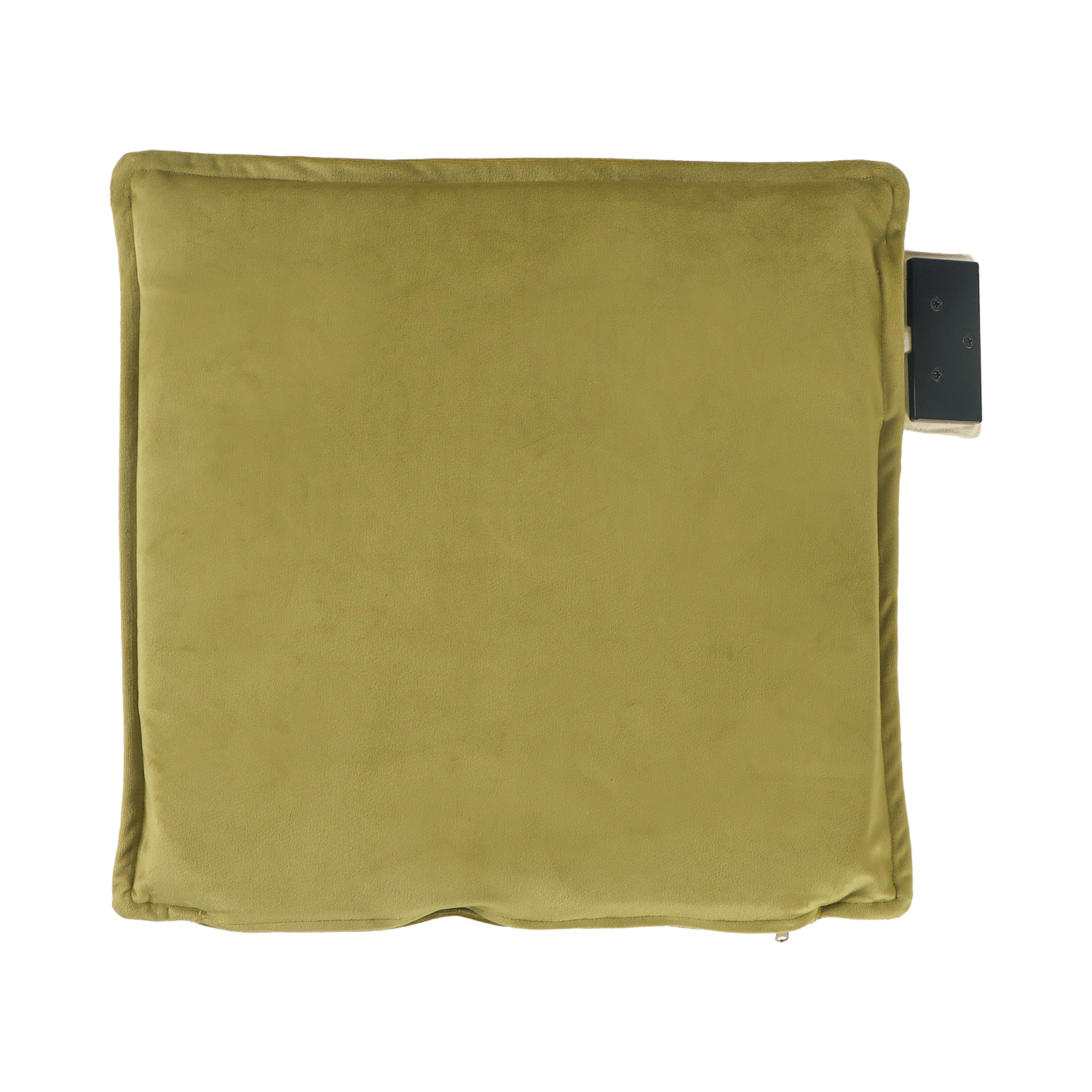 warmtezitkussen plush draadloos electrisch oplaadbaar binnen 40x40 barley corn achterkant