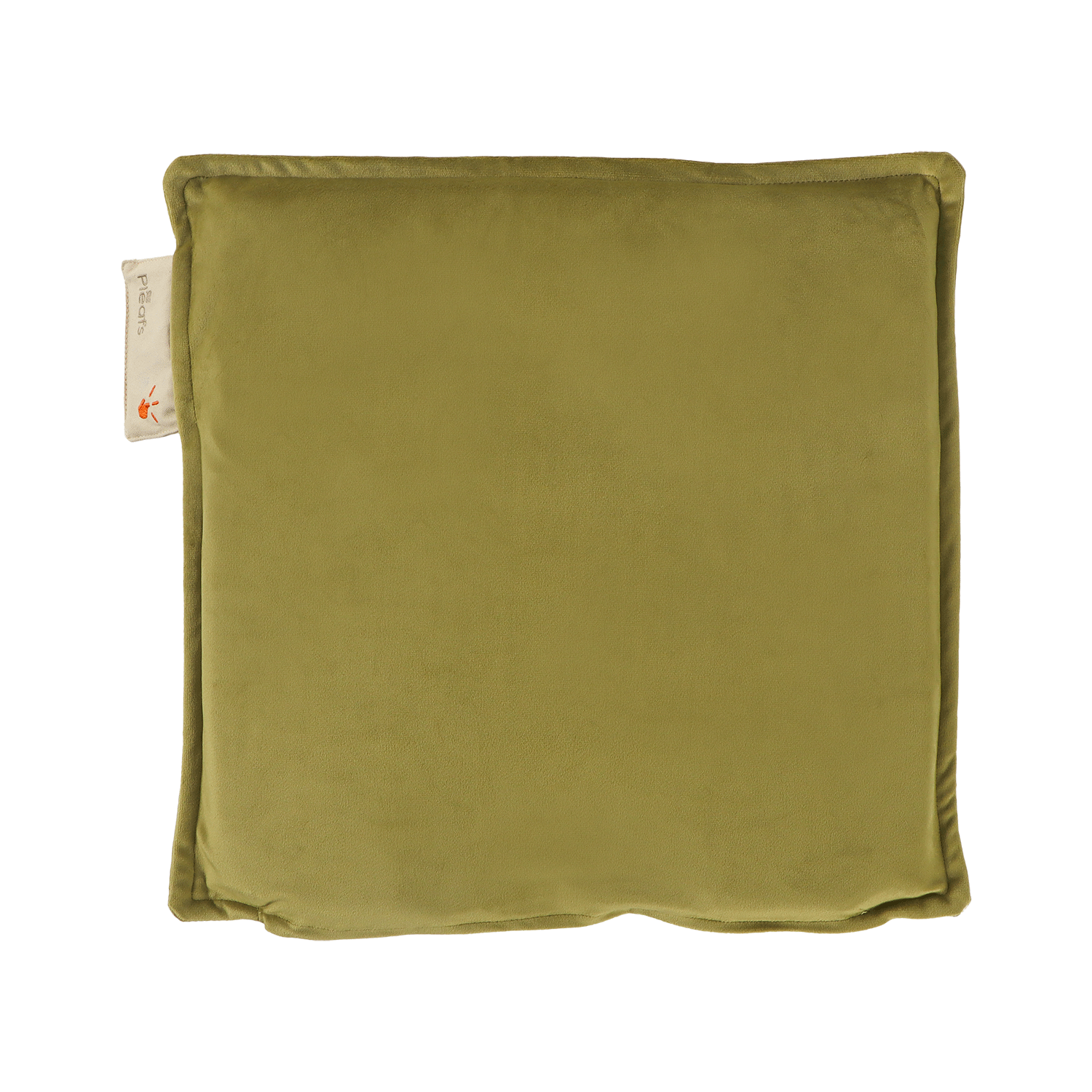 warmtezitkussen plush draadloos electrisch oplaadbaar binnen 40x40 barley corn voorkant